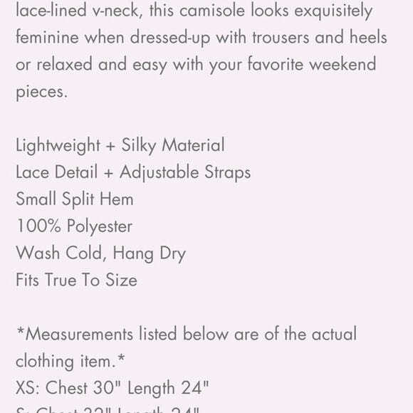 Black camisole Sz 1x Andree by Unit - Picture 11 of 11